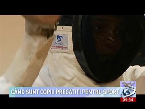 C&acirc;nd sunt copiii pregătiţi pentru sport