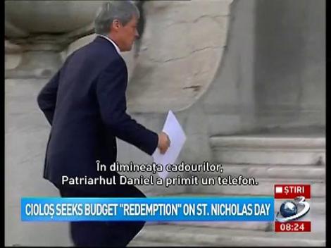 Cioloş seeks budget "redemption" on St. Nicholas Day