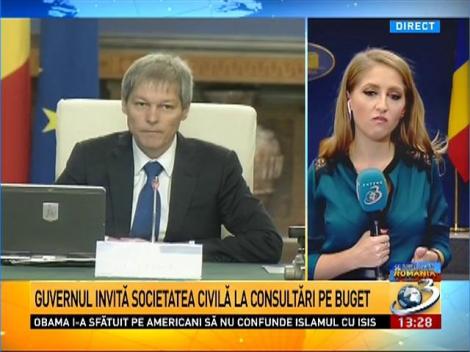Guvernul invită societatea civilă la consultări pe buget