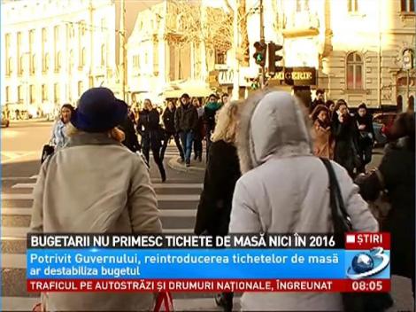 Bugetarii nu primesc bilete de vacanţă nici în 2016