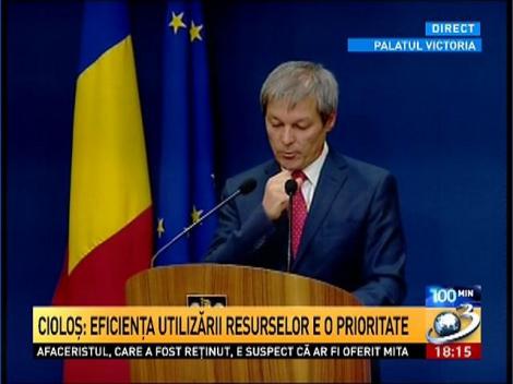 Cioloş, declaraţii după aprobarea bugetului