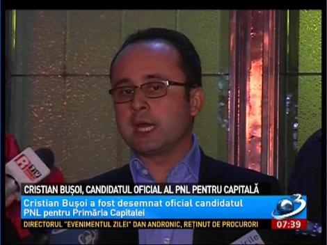 Cristian Buşoi, candidatul oficial al PNL pentru Primăria Capitalei