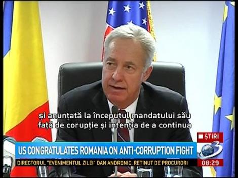 US congratulates Romania on anti-corruption fight