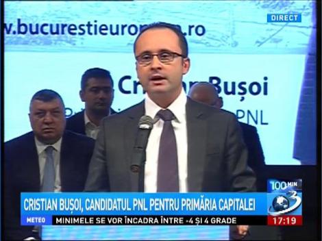 Cristian Buşoi, candidatul PNL pentru Primăria Capitalei