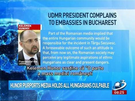 Hunor purports romanian press seeks hungarian guilt