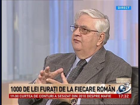 Mircea Coşa: Adevărata avere a României care se fură pe nevăzute este în sectorul bancar