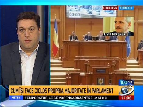 100 de minute: Liviu Dragnea explică de ce s-a contrat cu Călin Popescu Tăriceanu în Parlament