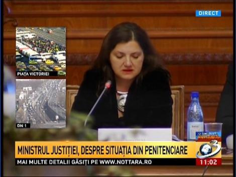 Ce spune ministrul Justiției despre raportul privind situaţia penitenciarelor româneşti