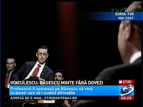 Dan Voiculescu: Traian Băsescu minte fără dovezi