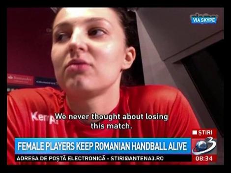 Female players keep Romanian handball alive