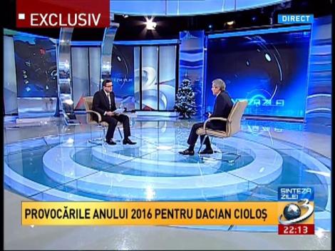 Sinteza zilei. Provocările anului 2016 pentru premierul Dacian Cioloş