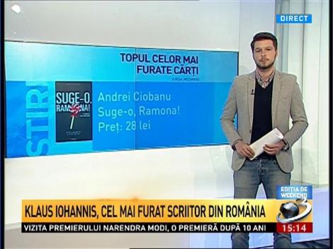 Klaus Iohannis, cel mai furat scriitor din Rom&acirc;nia anului 2015