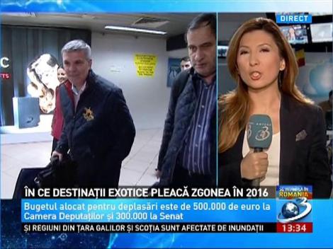 În ce destinaţii exotice pleacă Zgonea în 2016