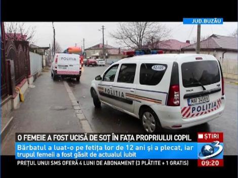 O femeie a fost ucisă de soţ &icirc;n faţa propriului copil