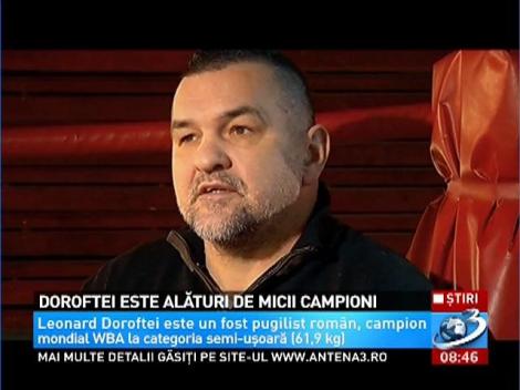 Doroftei este alături de micii campioni