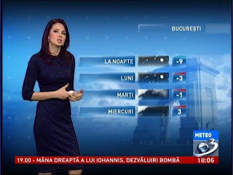 Cum va fi vremea &icirc;n următoarele zile