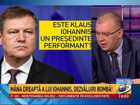 Punctul de &Icirc;nt&acirc;lnire: M&acirc;na dreapta a lui Iohannis, despre mandatul preşedintelui