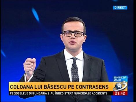 Coloana lui Băsescu pune &icirc;n pericol vieți