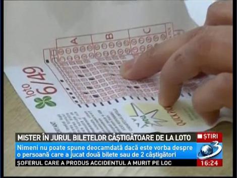 Mister în jurul biletelor câştigătoare de la Loto