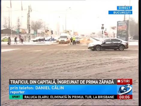 Cum se circulă &icirc;n București, dupa prima ninsoare
