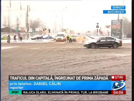 Cum se circulă în București, dupa prima ninsoare