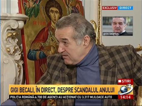 Gigi Becali, despre scandalul anului: Copilul e al lui, i-a dat de la banca sămânță