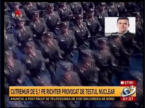 Coreea de Nord a testat o bombă cu HIDROGEN! Testul nuclear a fost urmat de un cutremur