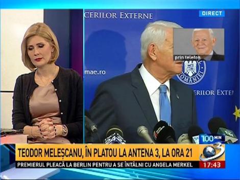 Meleşcanu, fost director SIE, i se alătură lui Tăriceanu