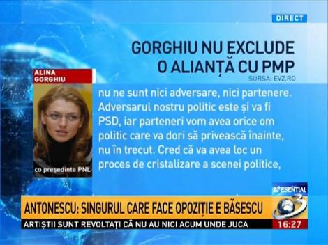 Alina Gorghiu nu exclude o alianță cu PMP