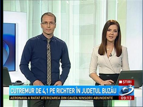 Cutremur de 4,1 grade &icirc;n judeţul Buzău