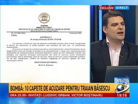 Punctul de Întâlnire: Alice Drăghici şi Răzvan Savaliuc, despre cele 10 capete de acuzare pentru Traian Băsescu