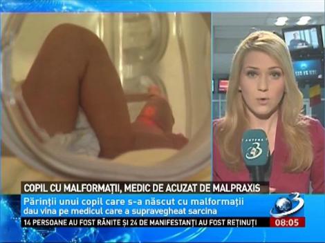 Copil cu malformaţii, medic acuzat de malpraxis