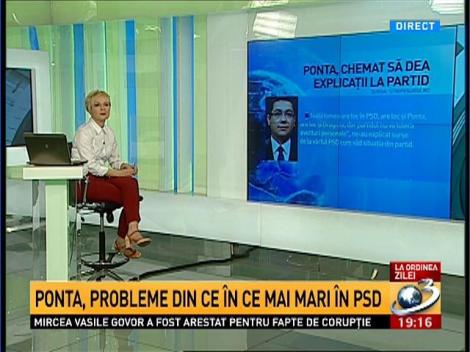 Ponta, probleme din ce în ce mai mari în PSD