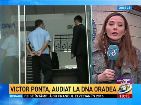 Victor Ponta, audiat la DNA Oradea