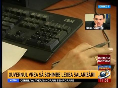 Guvernul vrea să schimbe legea salarizării