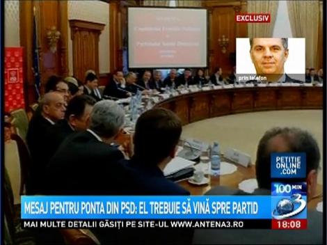 Zgonea, mesaj pentru Ponta: Să vină să susţină partidul c&acirc;nd este la greu
