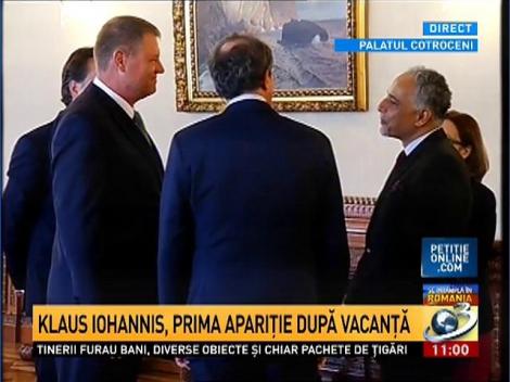 Klaus Iohannis s-a &icirc;nt&acirc;lnit cu reprezentanţii Băncii Mondiale