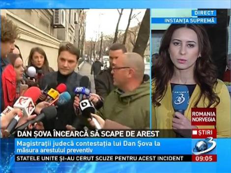 Dan Şova &icirc;ncearcă să scape de arest
