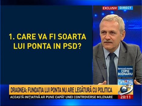 Dragnea, despre soarta lui Victor Ponta în PSD