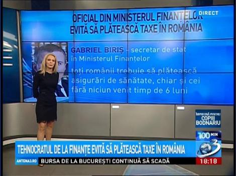 Tehnocratul de la Finanţe evită să plătească taxe în România