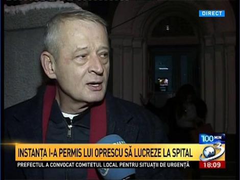 Sorin Oprescu, prima apariţie după ce a scăpat de arest