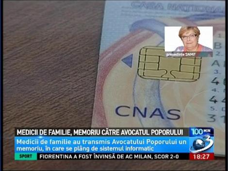 Medicii de familie, memoriu către avocatul poporului