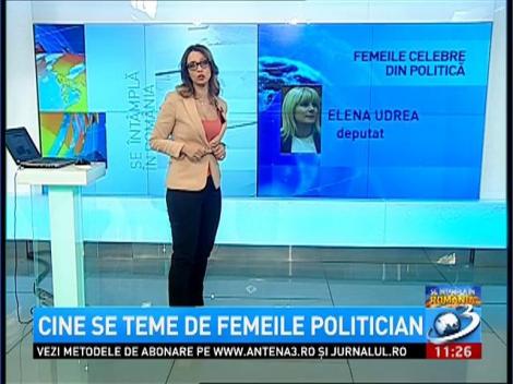 Cine susţine promovarea femeilor &icirc;n politică