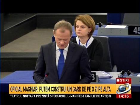 Ungaria ameninţă că va ridica un gard la graniţa cu Rom&acirc;nia