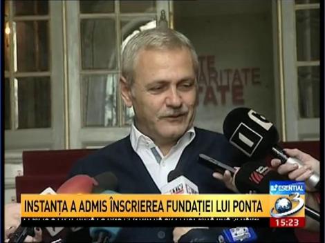 Instanţa a admis &icirc;nscrierea fundaţiei lui Ponta