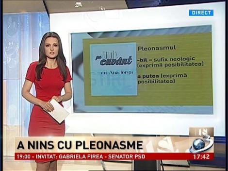 ''Pe cuv&acirc;nt'' cu Ana Iorga - 24 ianuarie. Cod galben de exprimare incorectă