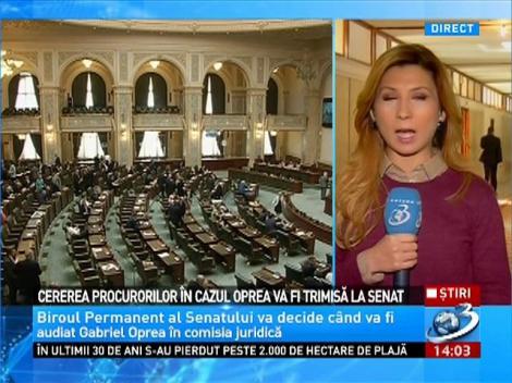 Cererea procurorilor &icirc;n cazul Oprea va trimisă la Senat