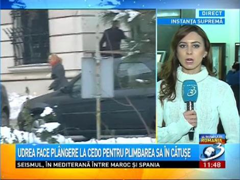Udrea face plângere la CEDO pentru plimbarea sa în cătuşe