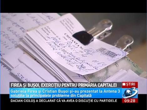 Firea şi Buşoi, exerciţiu pentru Primăria Capitalei