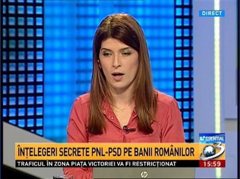 Înţelegeri secrete PNL-PSD pe banii românilor